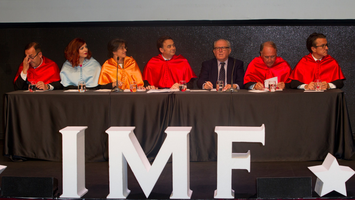 Mesa de Autoridades IMF durante Graduación Promoción 2016/2017