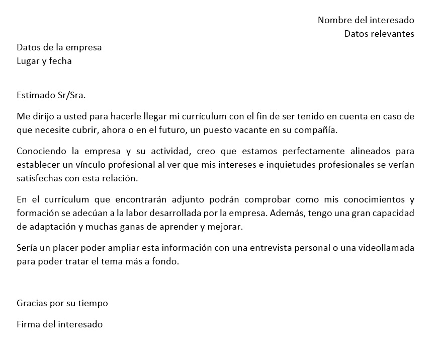 La Carta De Presentación En 2 Ejemplos 