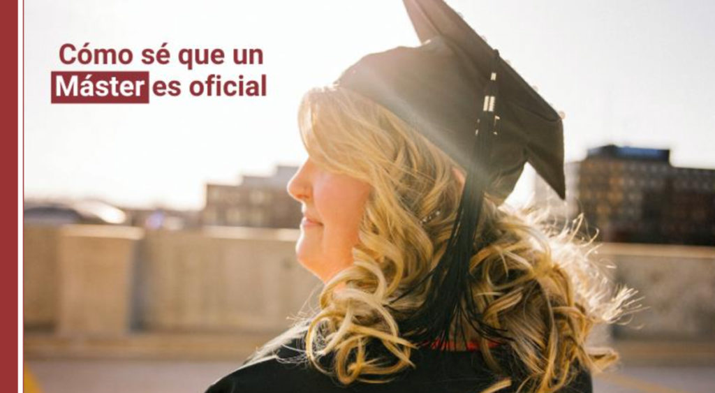 ¿Cómo sé que un master es oficial?