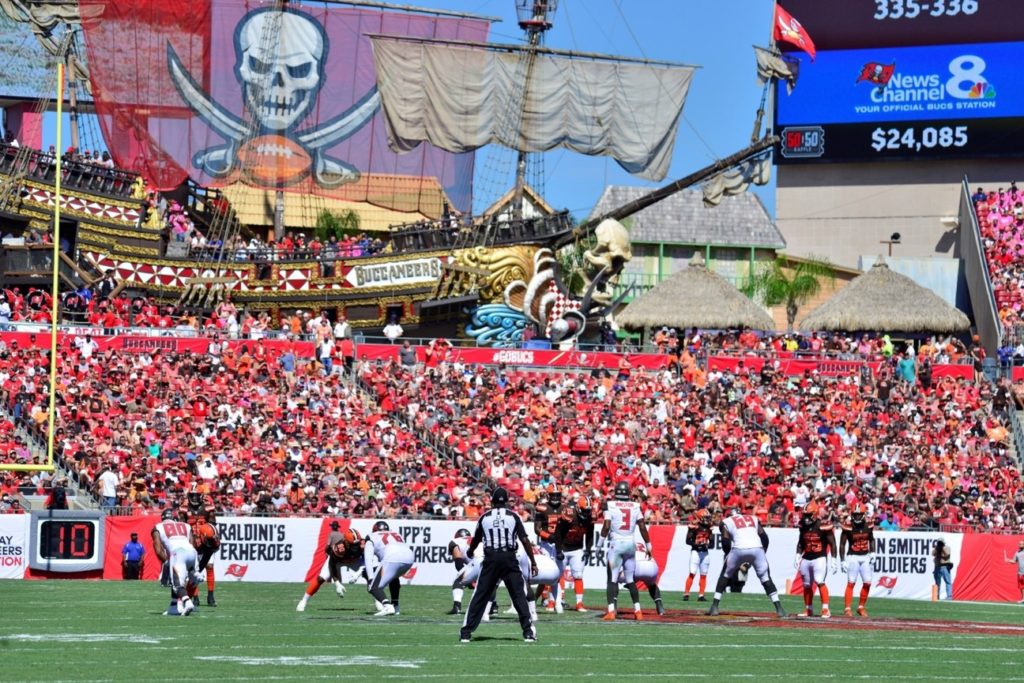 Raymond James Stadium Tampa Bay Buccaneers marketing