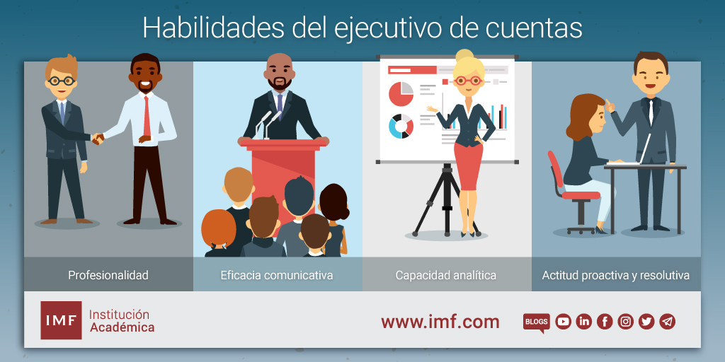 Funciones y habilidades del ejecutivo de cuentas