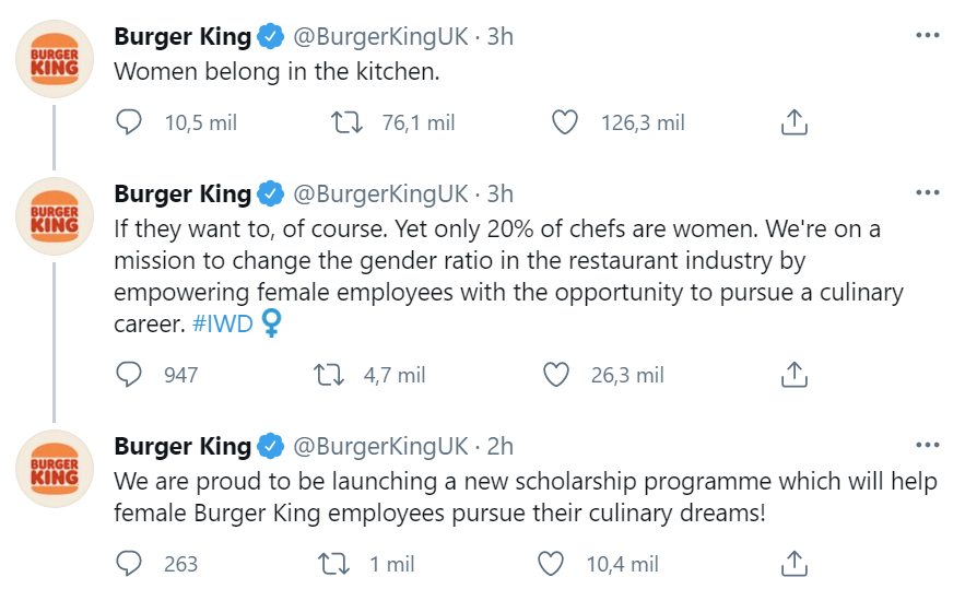 Burger king campaña de marketing 8M