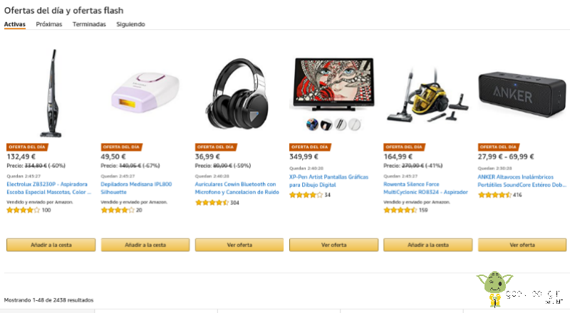 Las ofertas de Amazon varían a diario